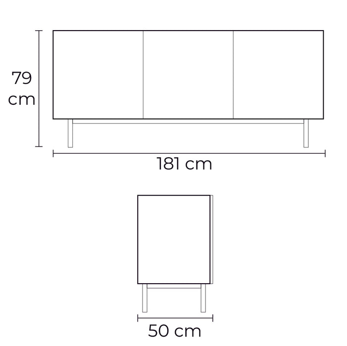bufetero sinuosa chico