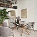 silla giratoria sweel base madera