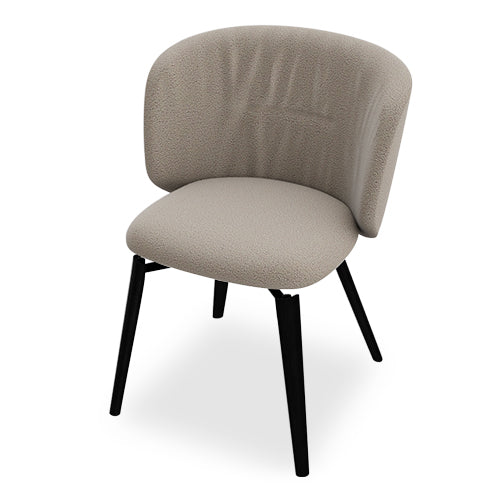 silla giratoria sweel base madera