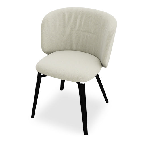 silla giratoria sweel base madera