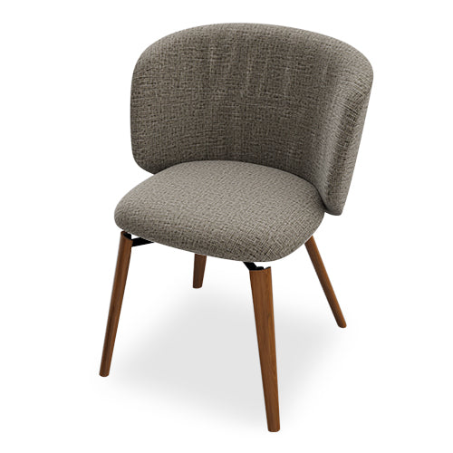silla giratoria sweel base madera