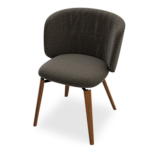 silla giratoria sweel base madera