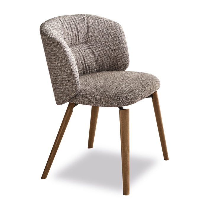 silla giratoria sweel base madera