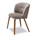 silla giratoria sweel base madera