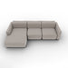wave lateral 3 plazas con 2 relax y chaise longue izquierdo