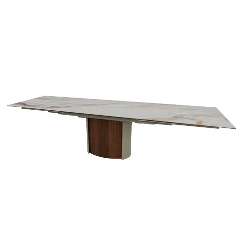 mesa yoroi extensible rectangular (inserto acanalado)