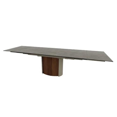 mesa yoroi extensible rectangular (inserto acanalado)