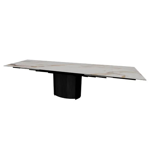 mesa yoroi extensible rectangular (inserto acanalado)