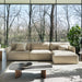 axis low lateral 2 plazas y chaise longue derecho