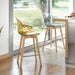 banco saint tropez ambar con roble natural