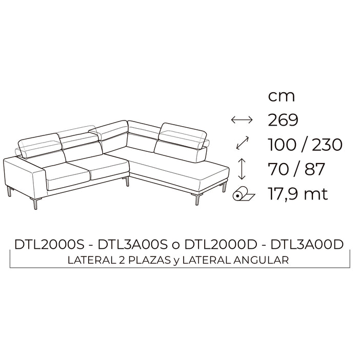 edgar lateral 2 plazas y lateral angular derecho