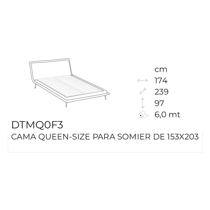Cama queen size Fluff