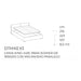 cama austin king size con mecanismo paralelo
