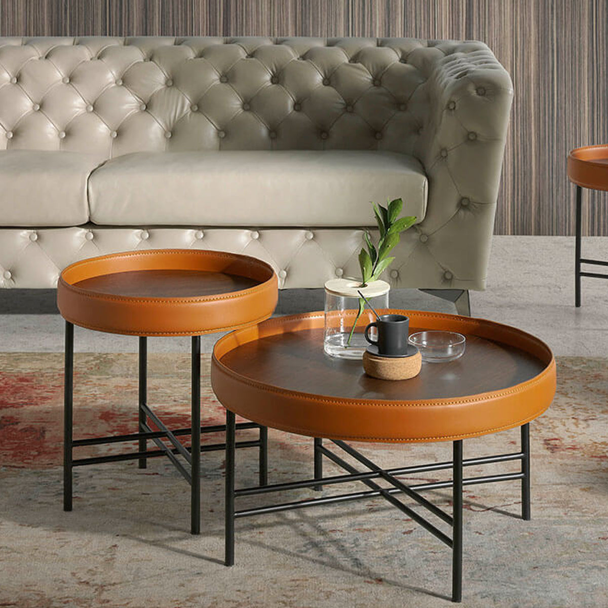 mesas centrales y laterales