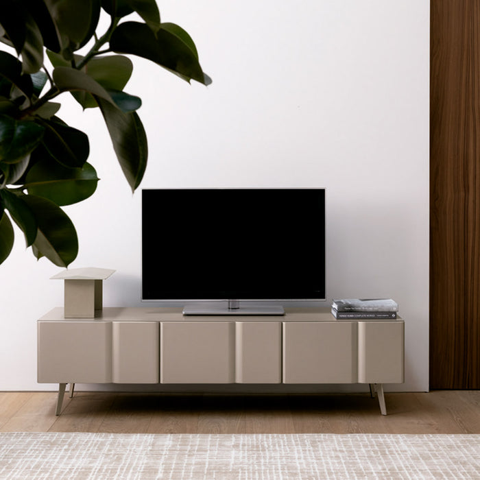mueble de tv bambú