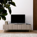 mueble de tv bambú