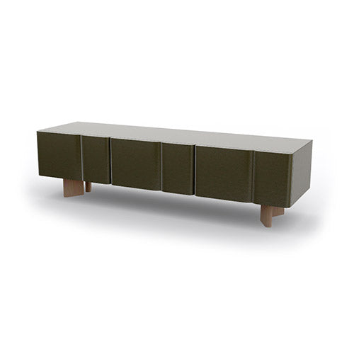 mueble de tv bambú