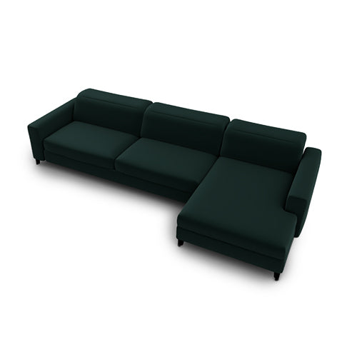 norma lateral 3 plazas con 1 relax y chaise longue derecho