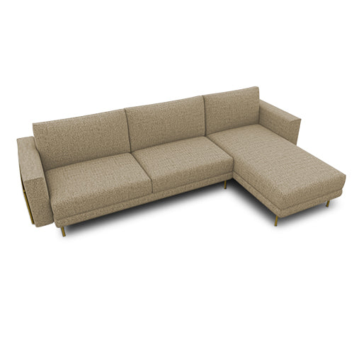 rod lateral 3 plazas con chaise longue derecho