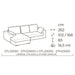 sierra sofa lateral 2 plazas con chaise longue derecho