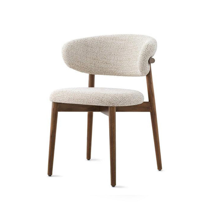 silla de comedor oleandro madera y tela