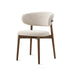 silla de comedor oleandro madera y tela