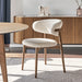 silla de comedor oleandro madera y tela