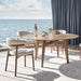 silla de comedor oleandro madera y tela