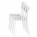 silla liberty de plástico blanco interior y exterior