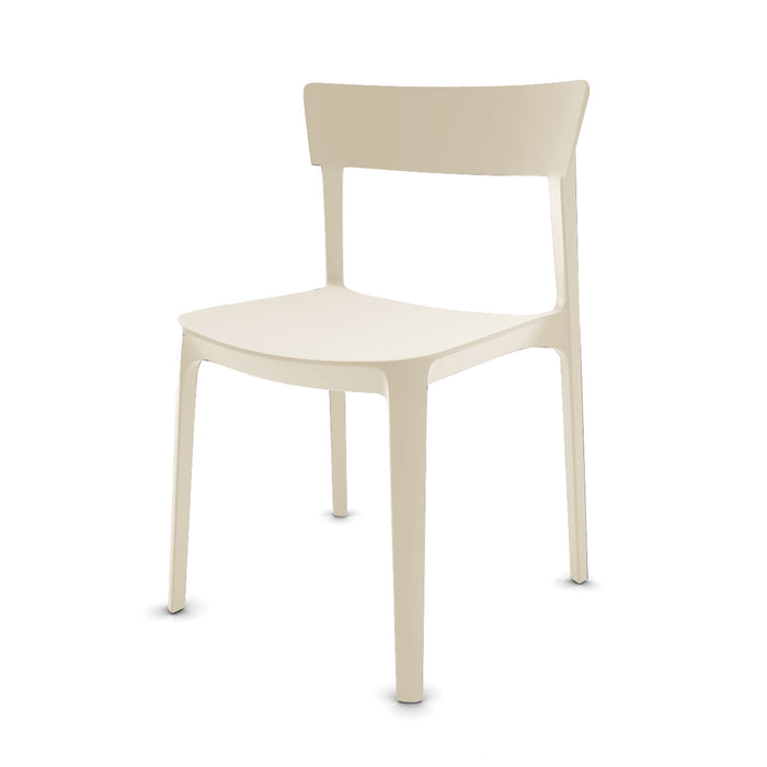 silla skin de plástico cáñamo interior y exterior