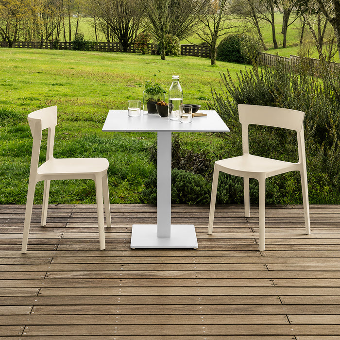 silla skin de plástico cáñamo interior y exterior