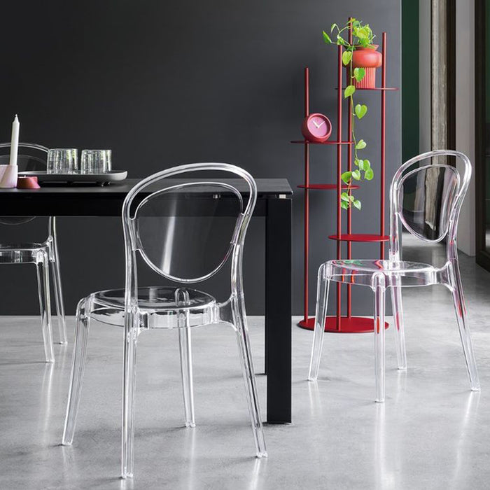 silla parisienne transparente