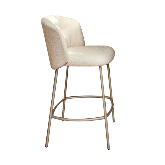 banco sweel tela y metal