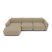 wave lateral 3 plazas MAXI con 2 relax y chaise longue MAXI izquierdo