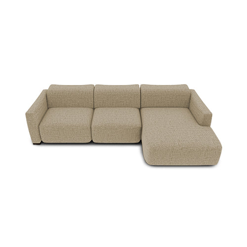 wave lateral 3 plazas con 2 relax y chaise longue derecho
