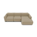 wave lateral 3 plazas con 2 relax y chaise longue derecho