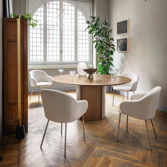 mesa yoroi circular 160 (inserto acanalado)