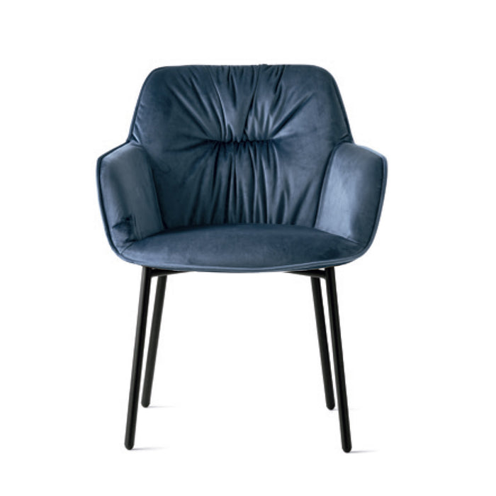 silla cocoon soft de metal