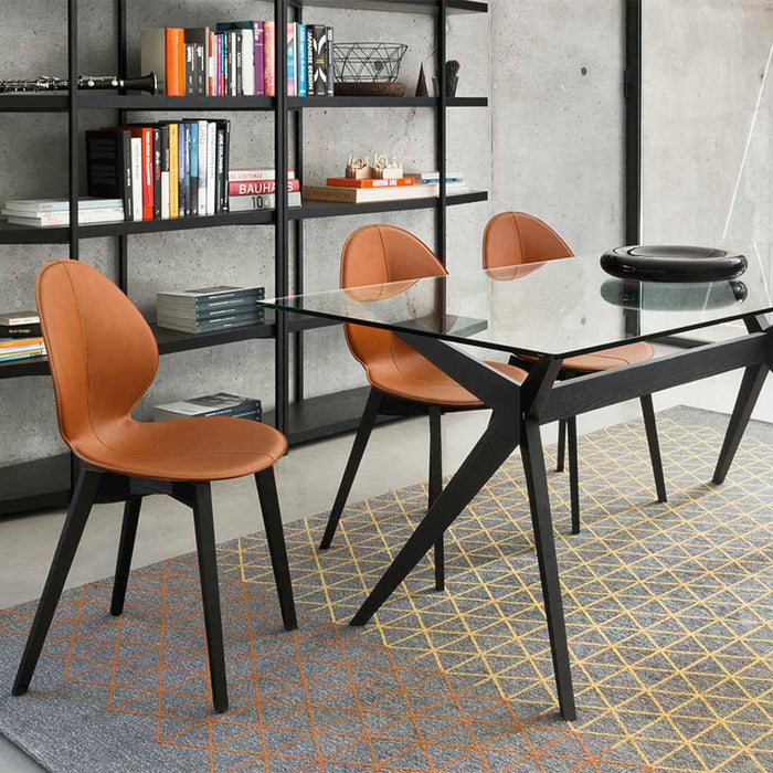 silla basil de cuero