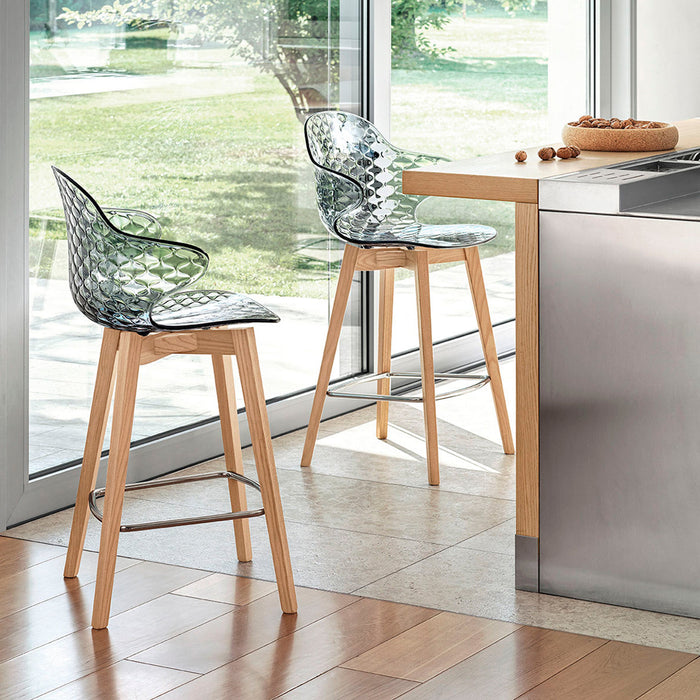 banco saint tropez bajo de madera