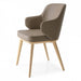 silla foyer de madera con brazos