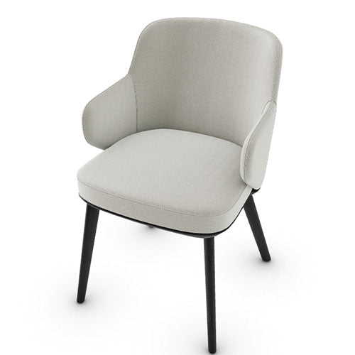 variant silla foyer de madera con brazos