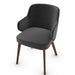 variant silla foyer de madera con brazos