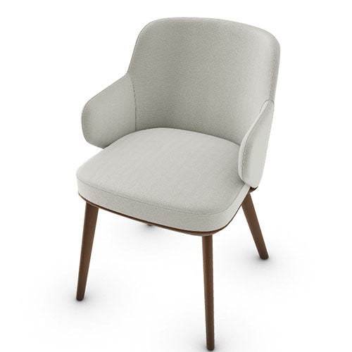 variant silla foyer de madera con brazos