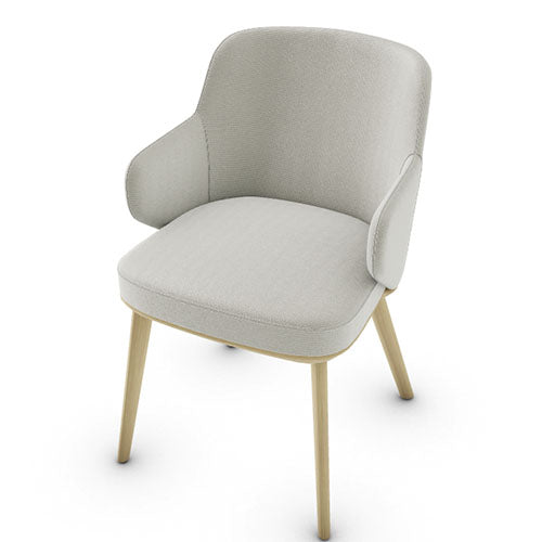 variant silla foyer de madera con brazos