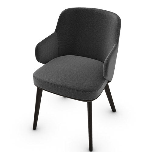 variant silla foyer de madera con brazos