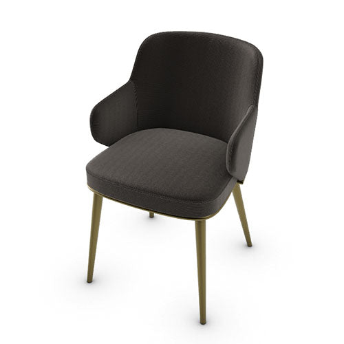 variant silla foyer de metal con brazos