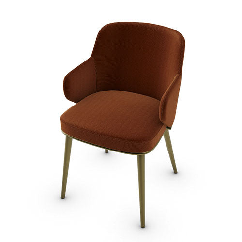 variant silla foyer de metal con brazos