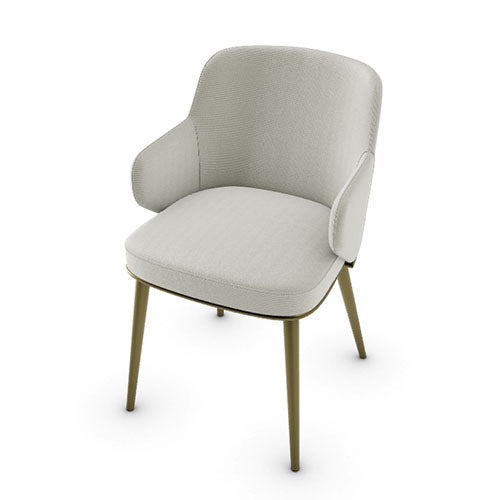 variant silla foyer de metal con brazos