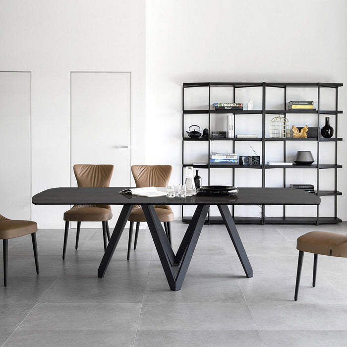 mesa cartesio rounded 200 cm